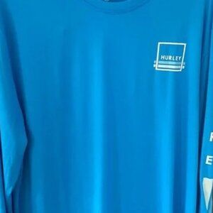 Hurley patriotic moisture wicking long sleeve shirt